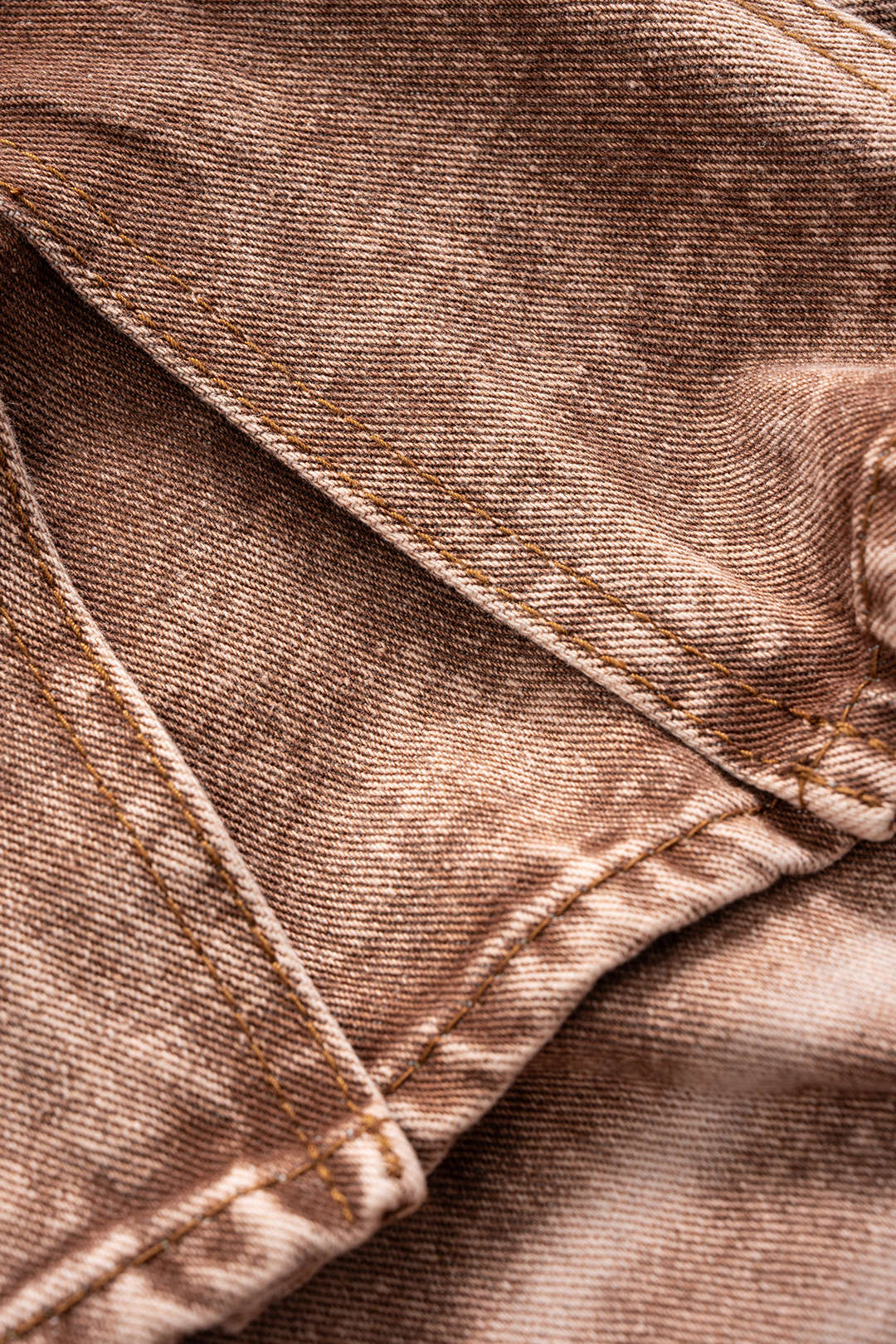 Bong Bag Brown Pleated Wide Leg Jeans