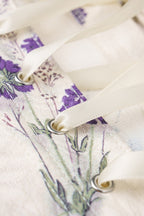 Bong Bag Lavender Floral Corset Tube Top