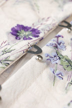 Bong Bag Lavender Floral Corset Tube Top