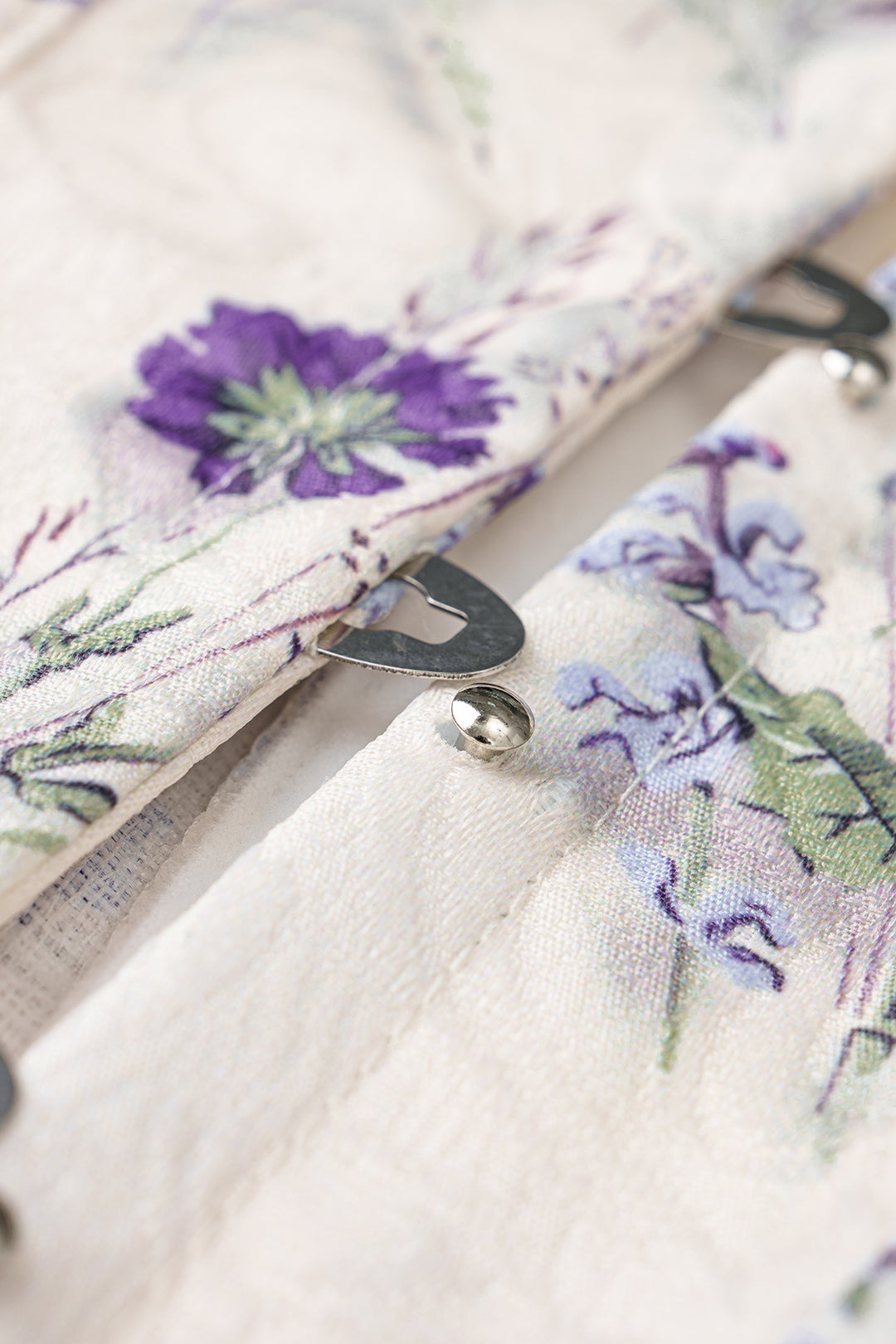 Bong Bag Lavender Floral Corset Tube Top