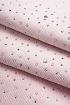 Bong Bag Light Pink Rhinestone Barrel Jeans
